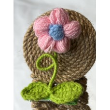 3D Flower with twisted stem Hair Clip