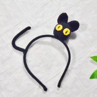 Animal Head Hair Band Black Cat