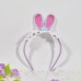Animal Head Hair Band Pink Bunny Ears