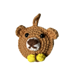 Light Brown Bear with Bow