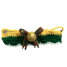 Bell Bow on Tricolor Collar