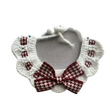 Bow Tie on White Collar